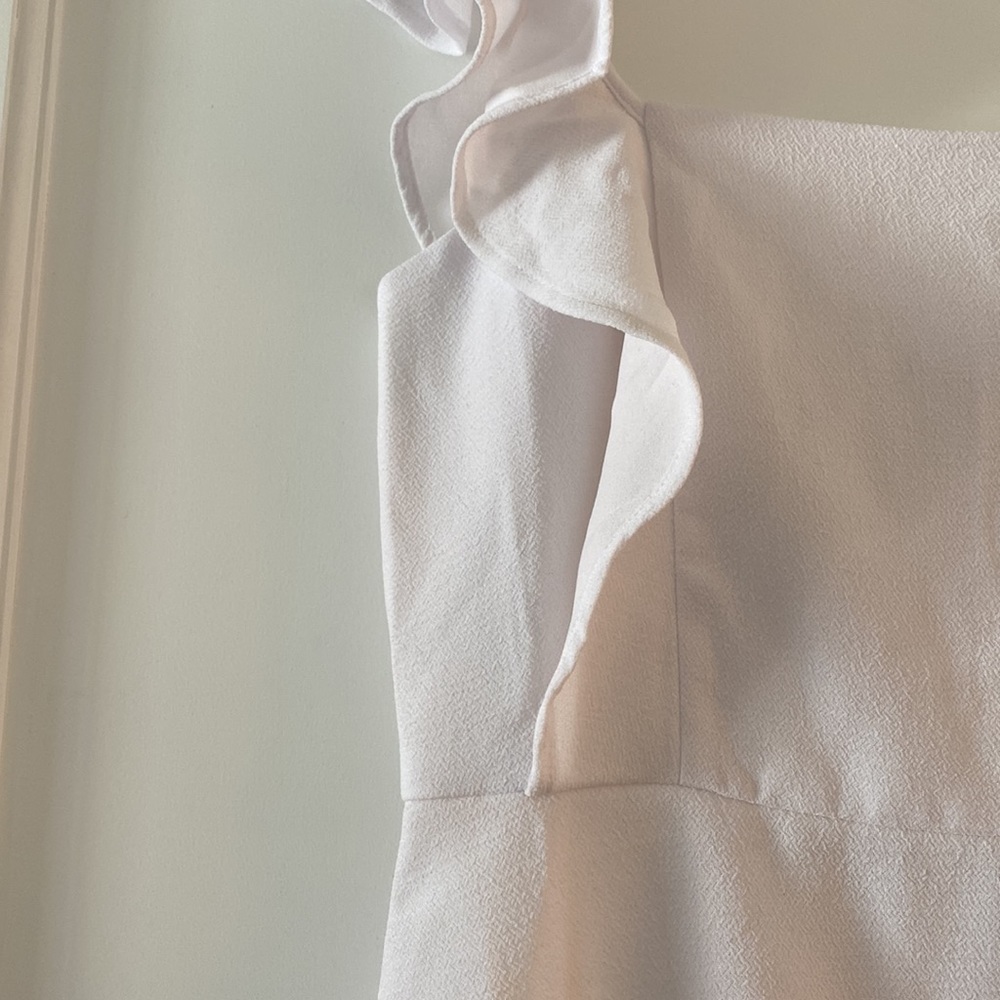 BCBGeneration Ruffle Square Neck Mini Dress - Picture 3 of 6